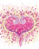 Das Valentine's Day Heart Wallpaper 128x160
