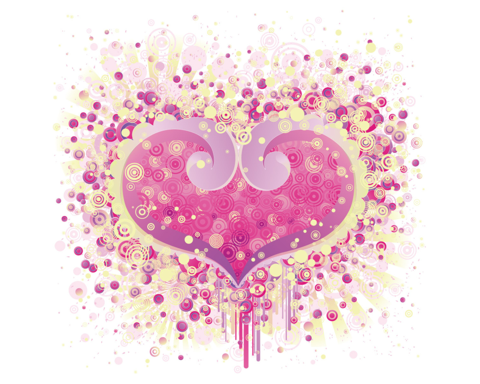 Das Valentine's Day Heart Wallpaper 1600x1280