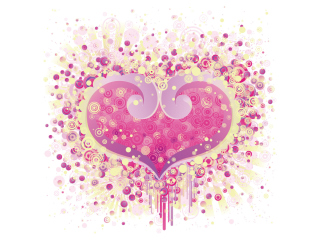 Das Valentine's Day Heart Wallpaper 320x240