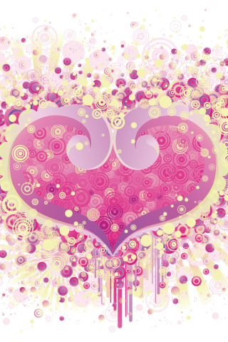 Valentine's Day Heart wallpaper 320x480