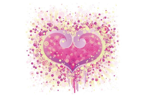 Das Valentine's Day Heart Wallpaper 480x320