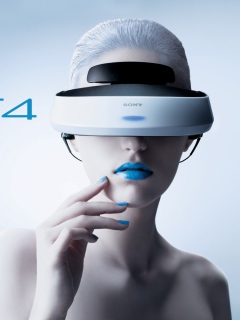 Das Ps4 Virtual Reality Headset Wallpaper 240x320