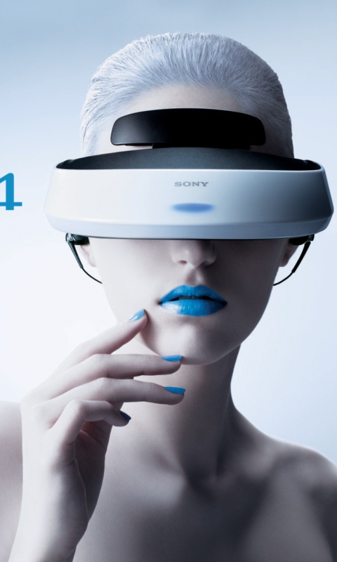 Das Ps4 Virtual Reality Headset Wallpaper 480x800