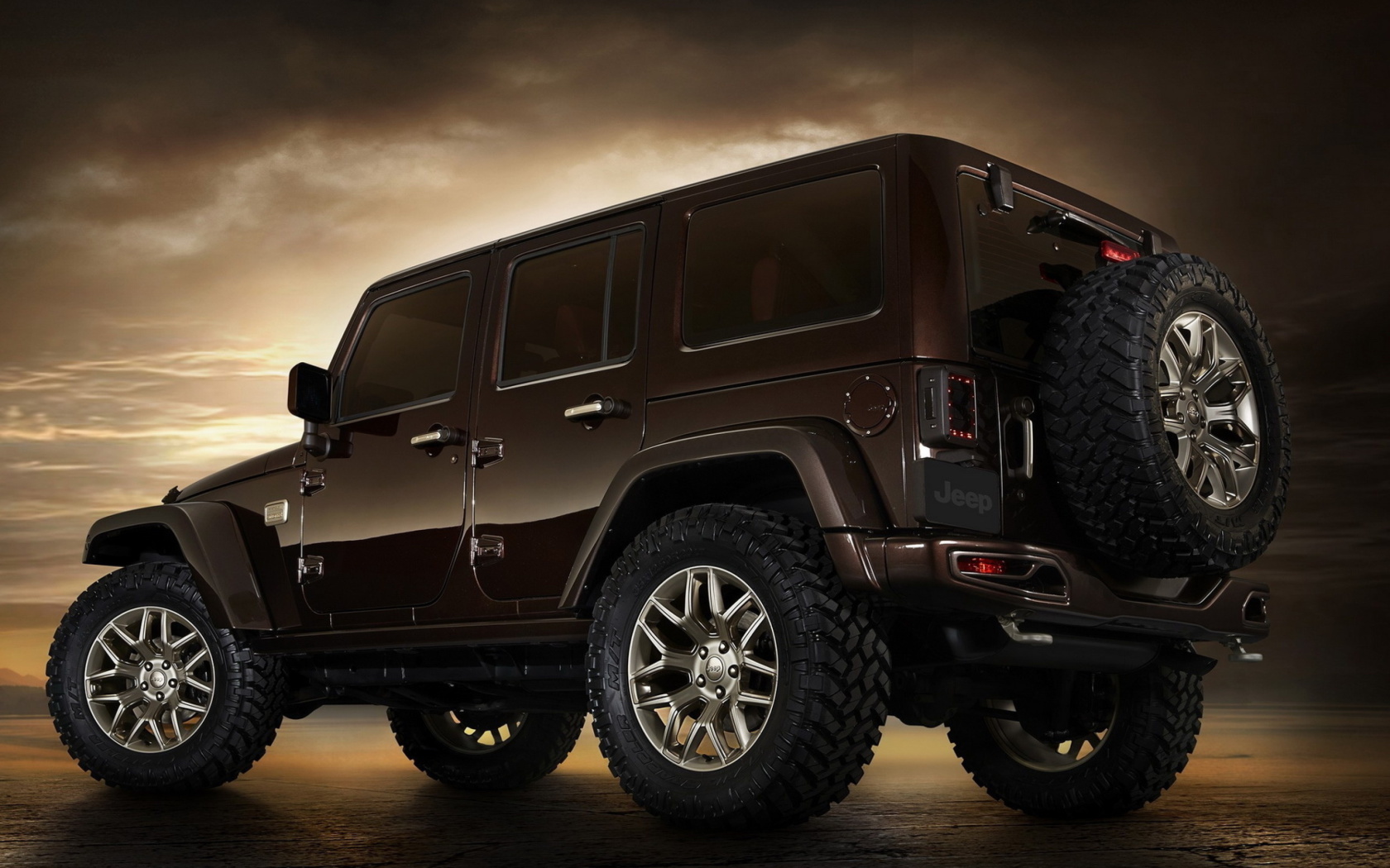 Fondo de pantalla Jeep Wrangler Rubicon hardtop 1680x1050