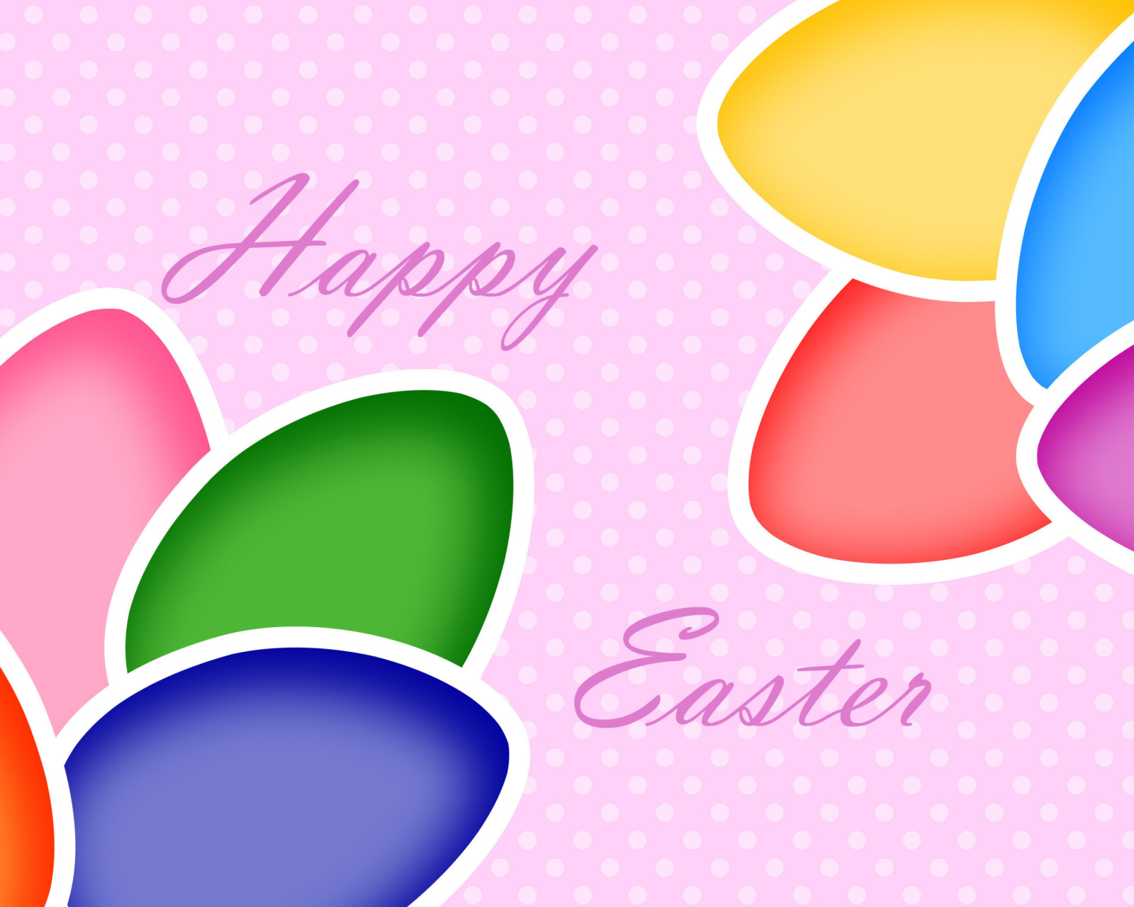 Das Happy Easter Wallpaper 1600x1280