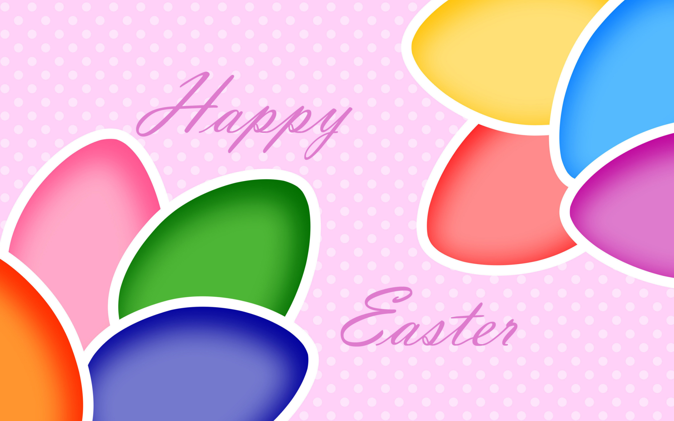 Happy Easter wallpaper 2560x1600
