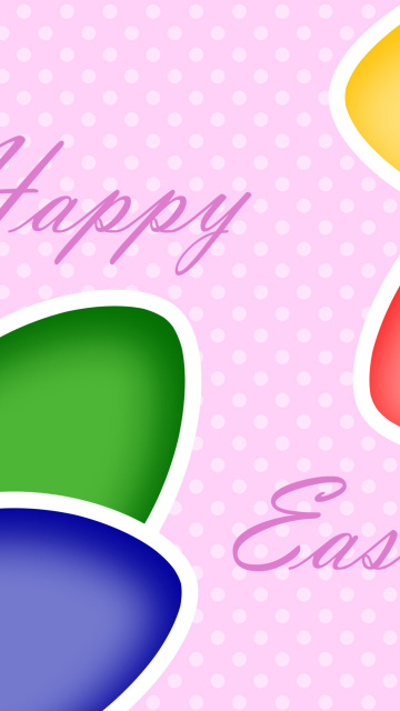 Fondo de pantalla Happy Easter 360x640