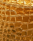 Fondo de pantalla Golden Crocodile Leather 128x160