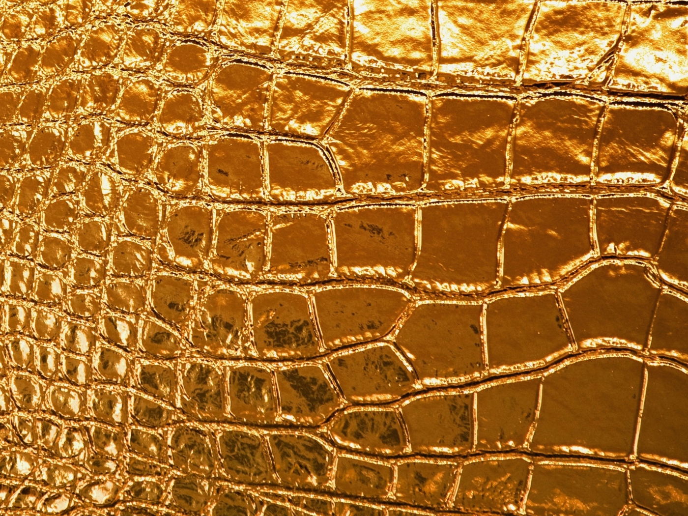 Das Golden Crocodile Leather Wallpaper 1400x1050