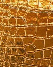 Das Golden Crocodile Leather Wallpaper 176x220