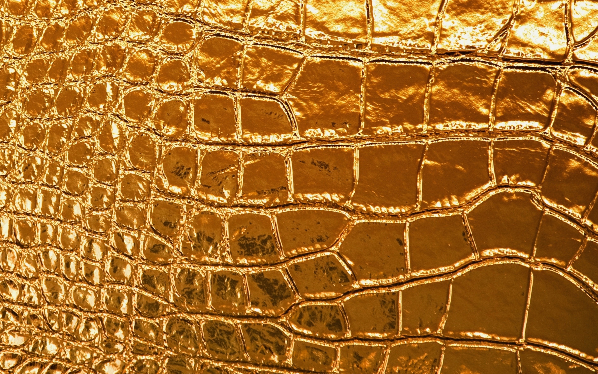 Das Golden Crocodile Leather Wallpaper 1920x1200