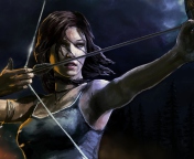 Lara Croft With Arrow wallpaper 176x144