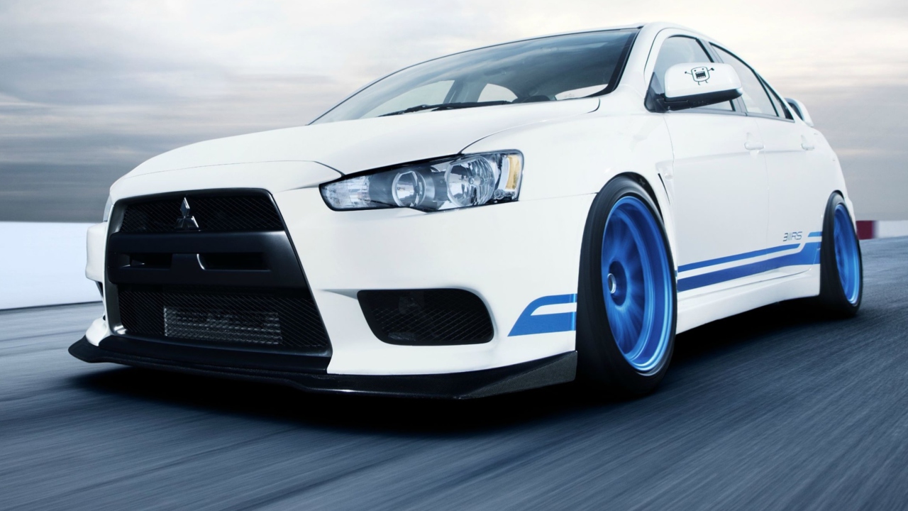 Fondo de pantalla Mitsubishi Evo 1280x720