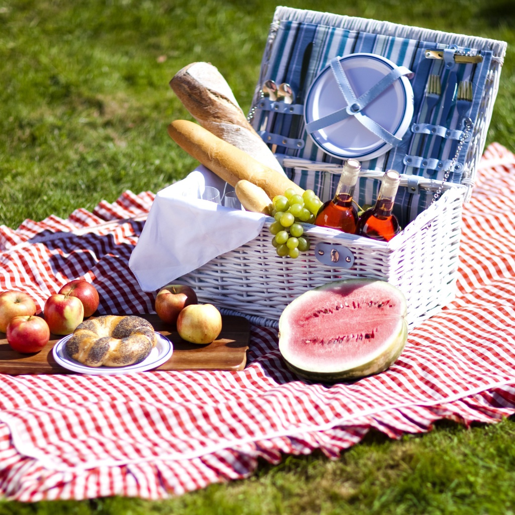 Summer Picnic wallpaper 1024x1024