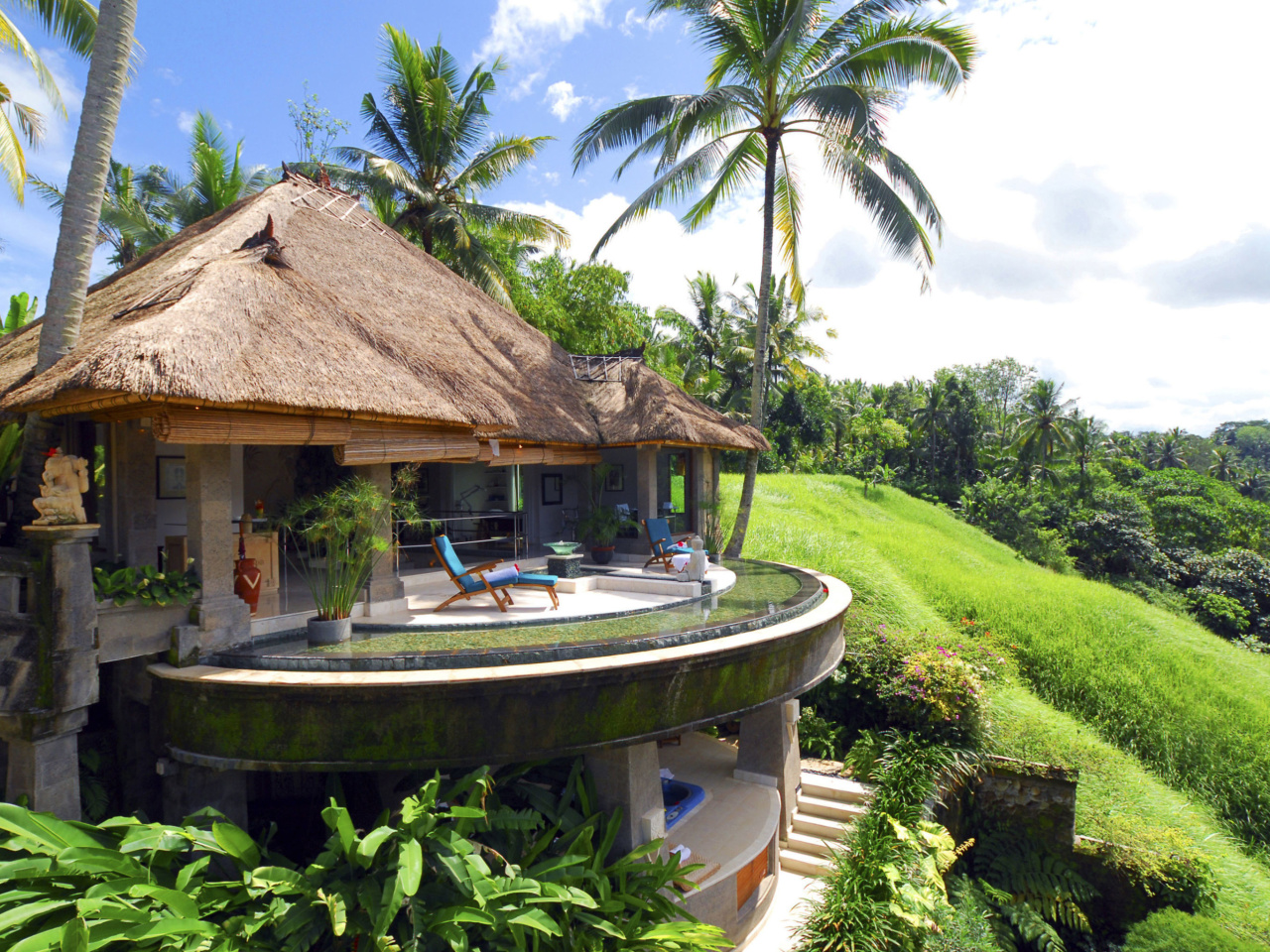 Resort Ubud Tropical Garden wallpaper 1280x960