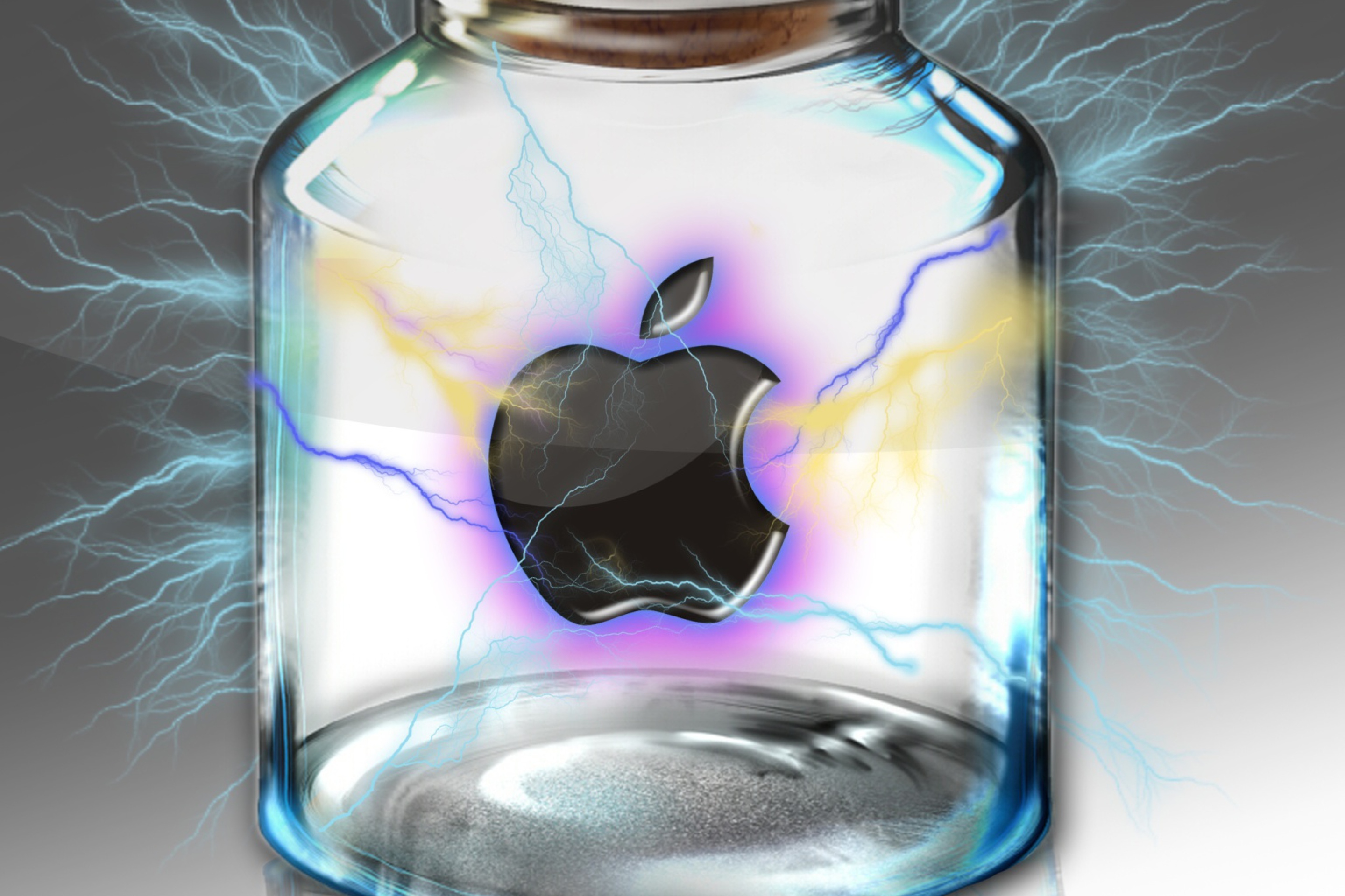 Das Apple In Bottle Wallpaper 2880x1920