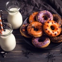 Halloween Donuts wallpaper 128x128