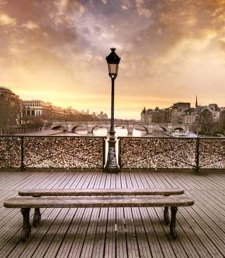 Bench In Paris sfondi gratuiti per Nokia Asha 308