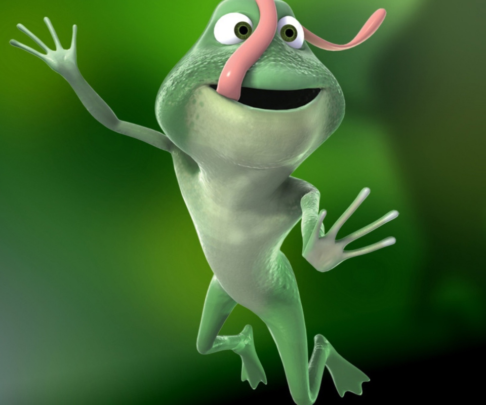 Fondo de pantalla Funny Frog 960x800