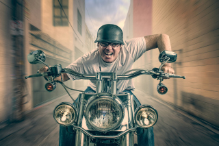 Crazy Scooter Driver Background for Android, iPhone and iPad