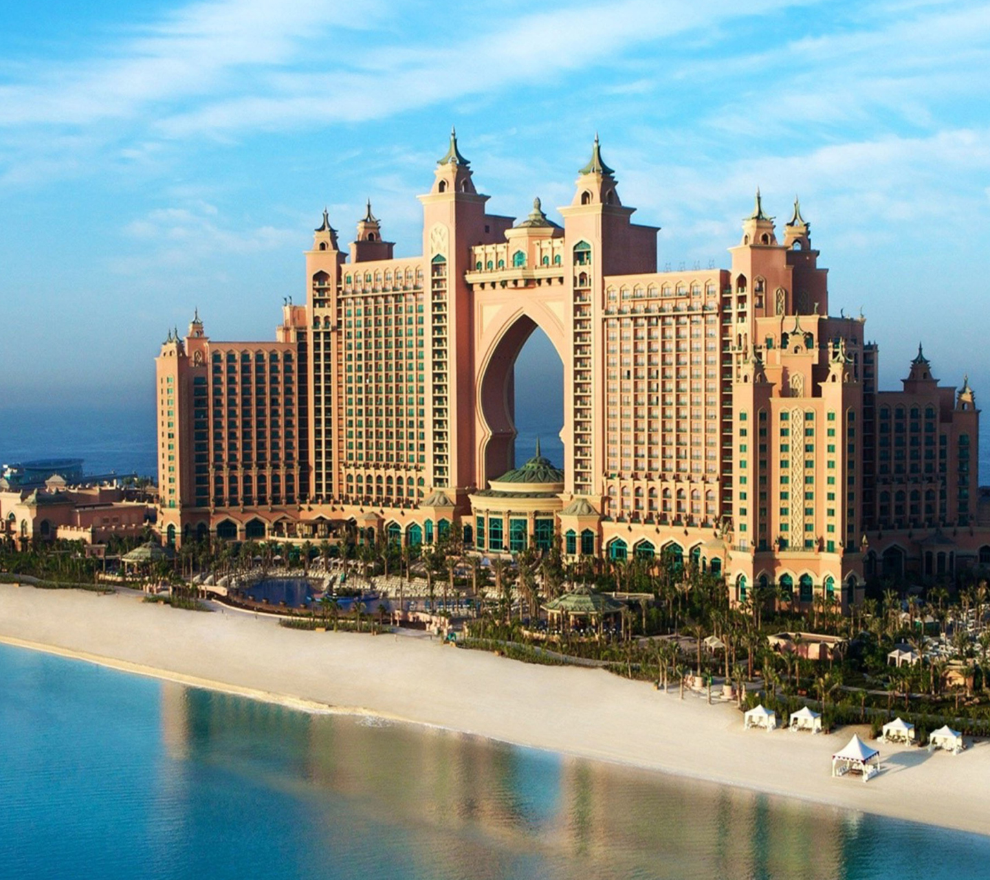 Fondo de pantalla Hotel Atlantis UAE 1440x1280