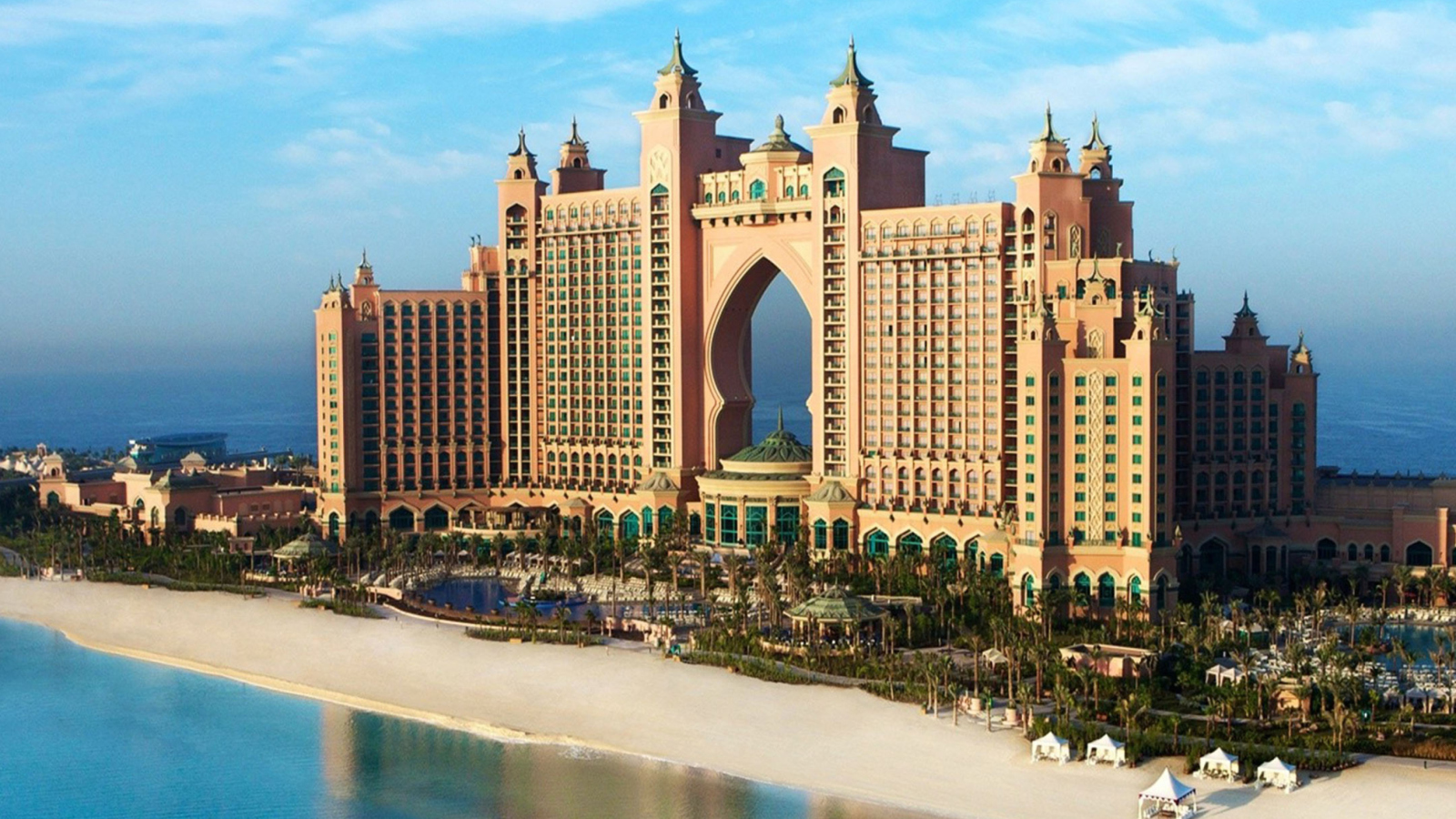 Обои Hotel Atlantis UAE 1600x900