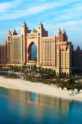 Sfondi Hotel Atlantis UAE 320x480