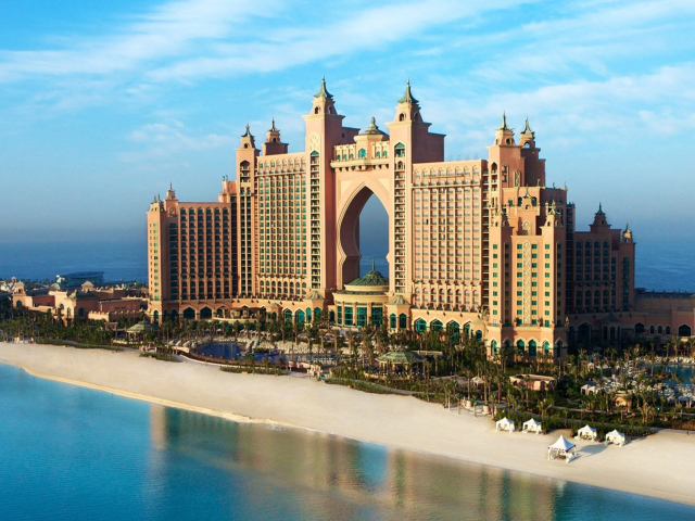 Fondo de pantalla Hotel Atlantis UAE 640x480