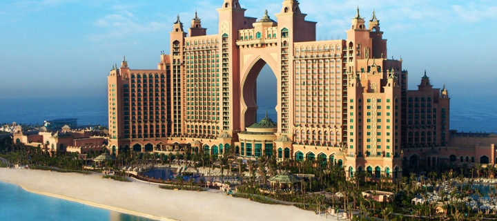 Обои Hotel Atlantis UAE 720x320
