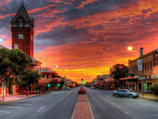 Fondo de pantalla Broken Hill, New South Wales and Motel 320x240