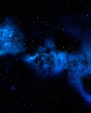 Das Blue Space Cloud Wallpaper 128x160