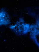 Blue Space Cloud wallpaper 132x176