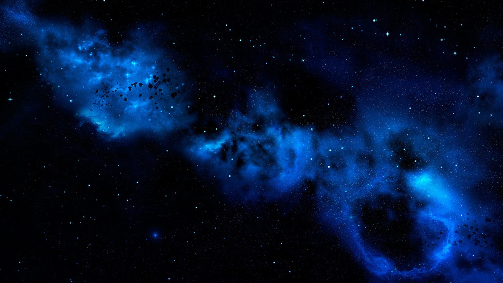 Blue Space Cloud screenshot #1 1600x900