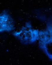 Обои Blue Space Cloud 176x220