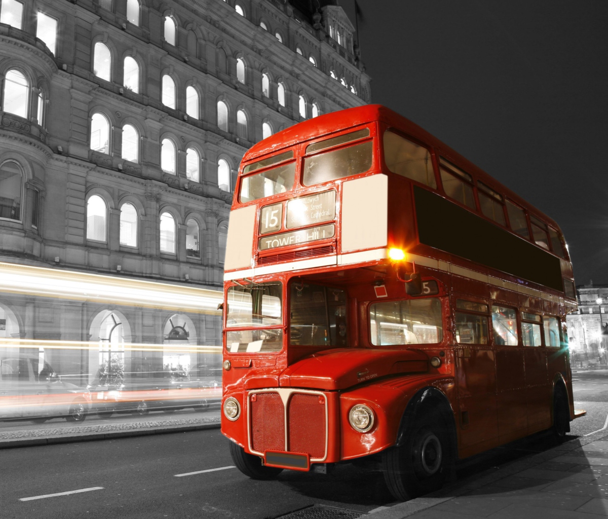 Das Red London Bus Wallpaper 1200x1024