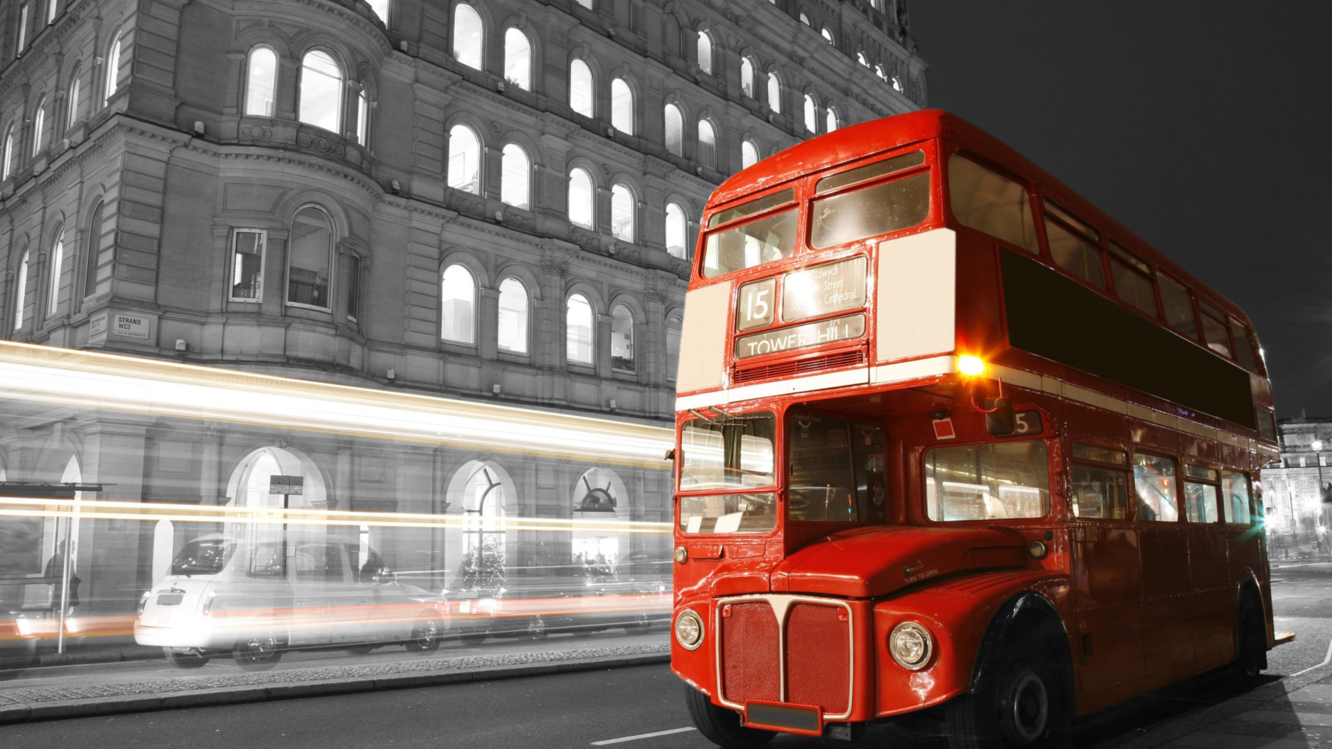 Sfondi Red London Bus 1920x1080