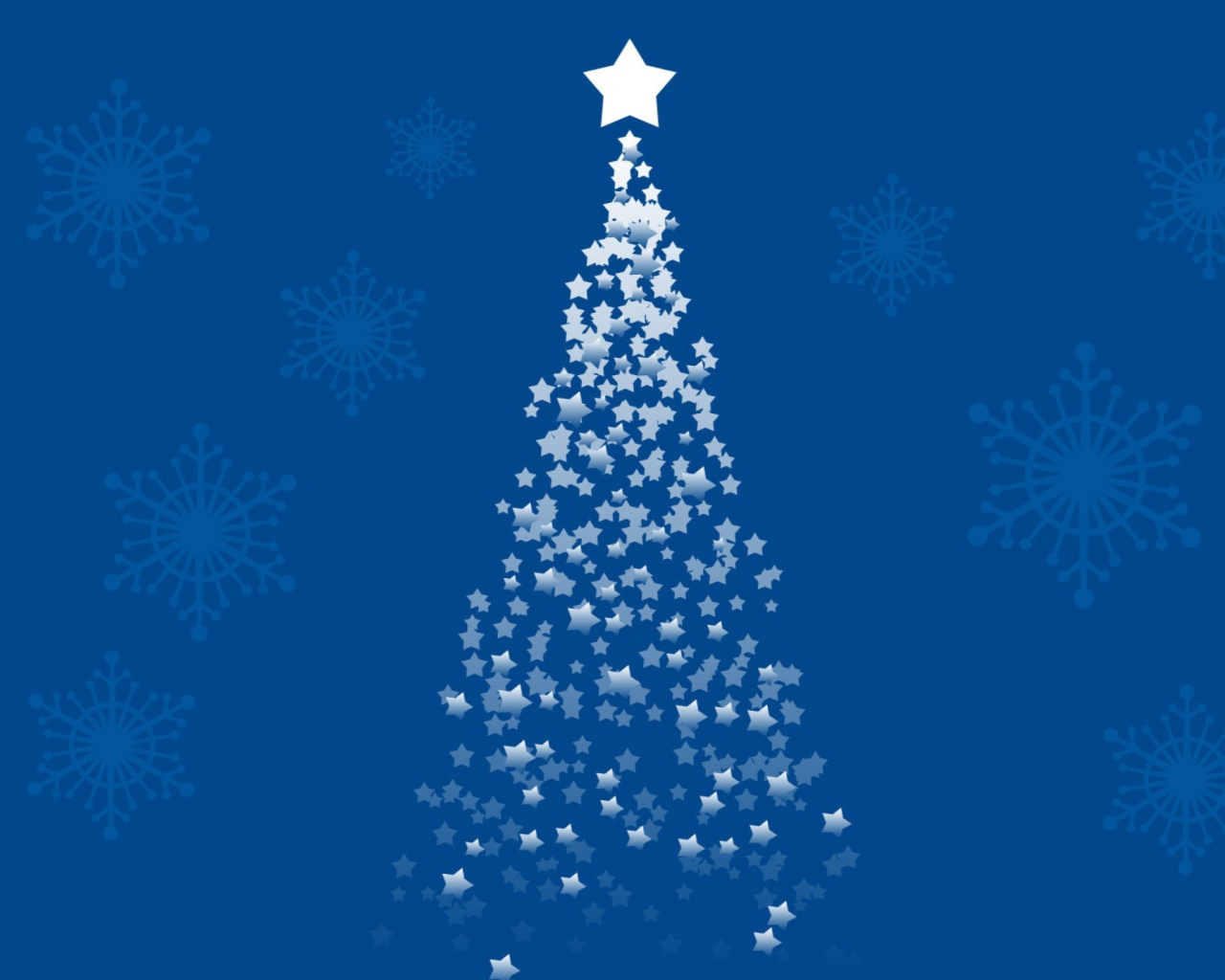 Fondo de pantalla Merry Christmas Blue 1280x1024