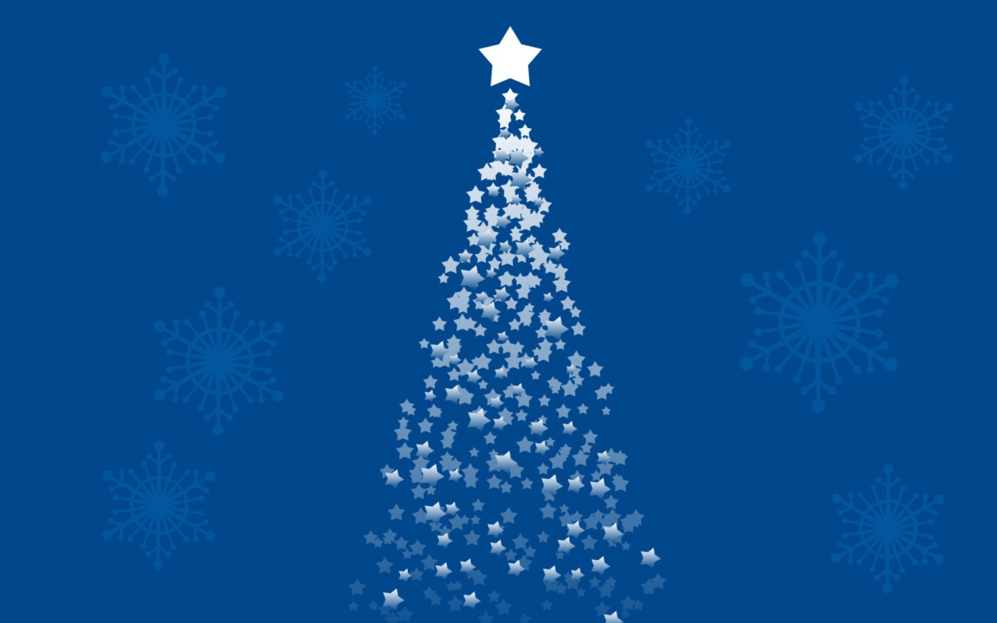 Fondo de pantalla Merry Christmas Blue 1440x900