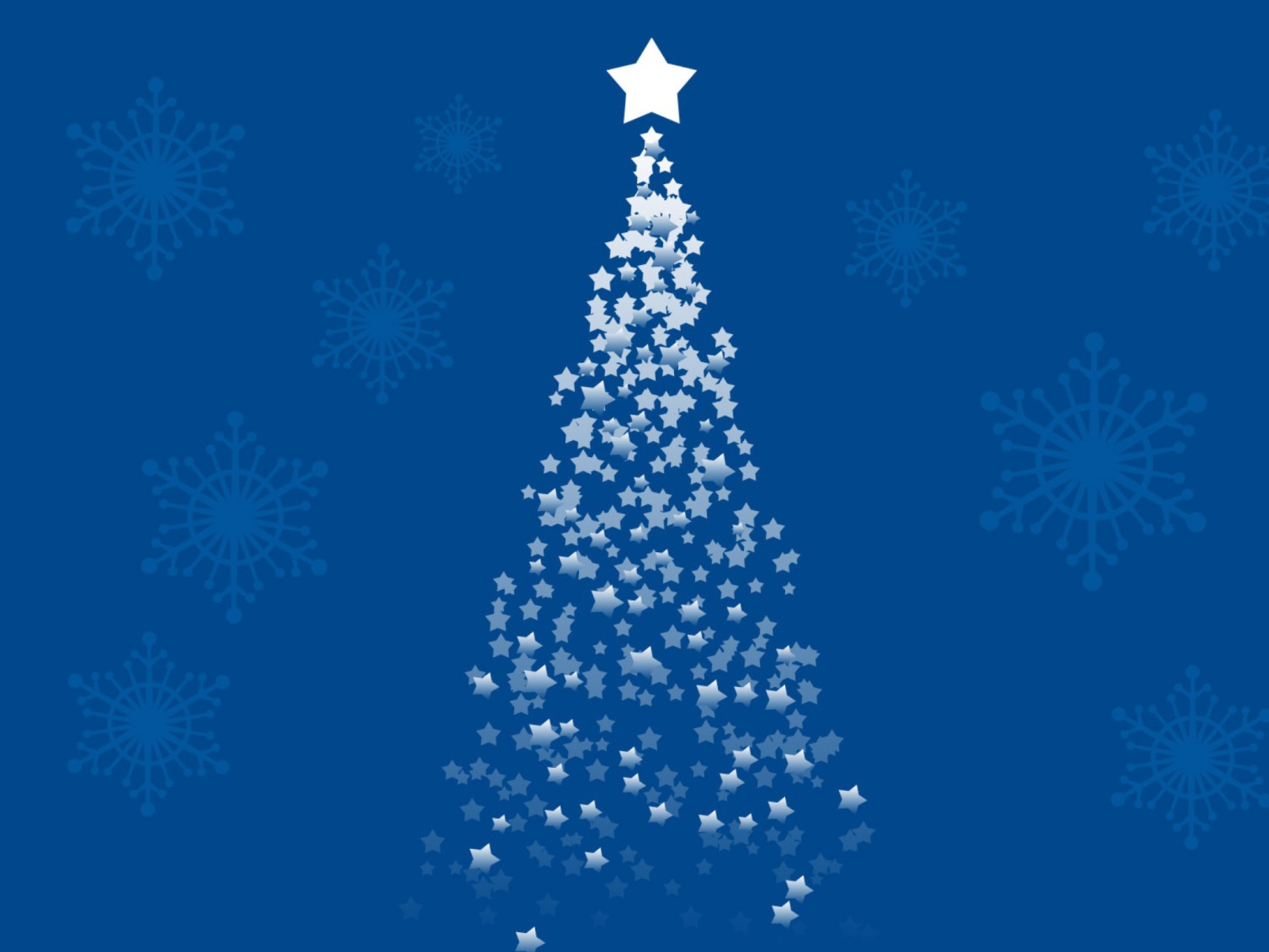 Fondo de pantalla Merry Christmas Blue 1600x1200