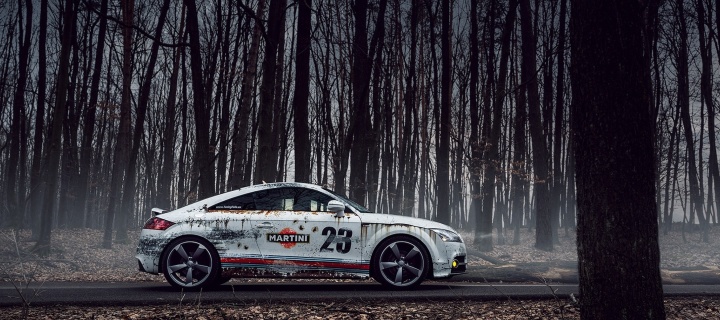 Fondo de pantalla Audi TT Rally 720x320