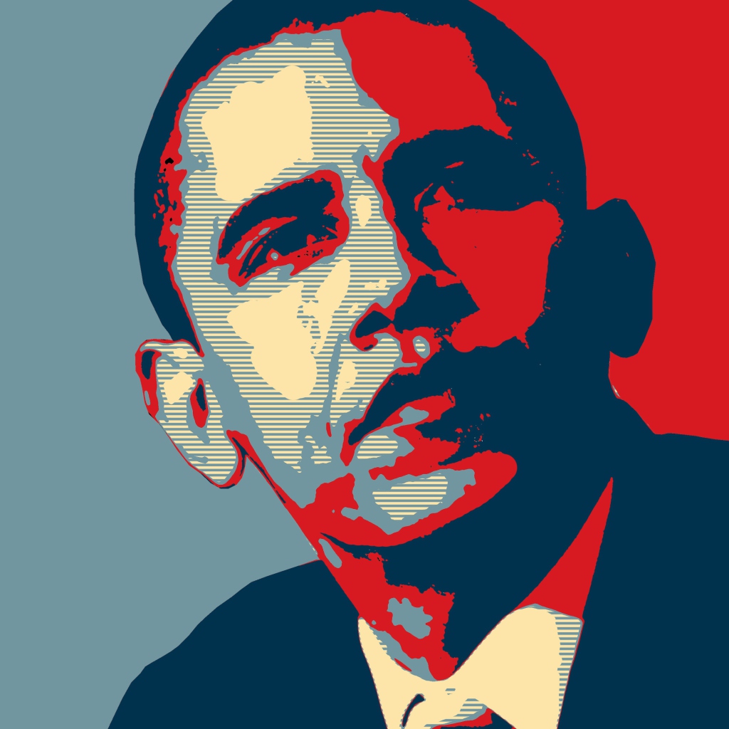 Das Barack Obama Art Wallpaper 1024x1024