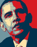 Das Barack Obama Art Wallpaper 128x160