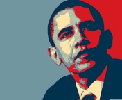 Screenshot №1 pro téma Barack Obama Art 176x144