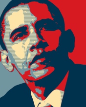 Fondo de pantalla Barack Obama Art 176x220