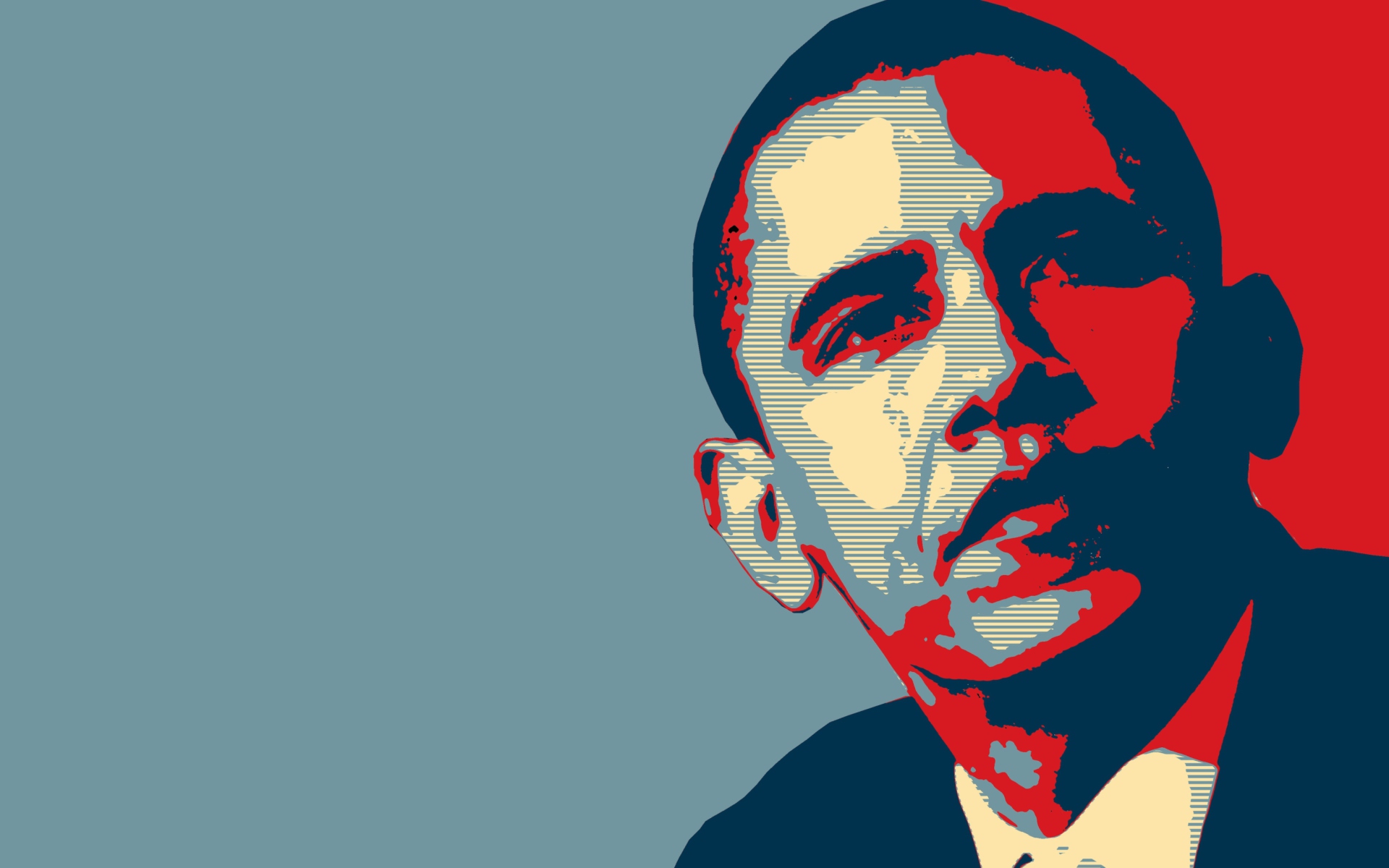 Screenshot №1 pro téma Barack Obama Art 1920x1200