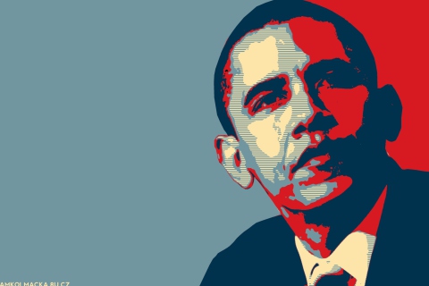 Fondo de pantalla Barack Obama Art 480x320