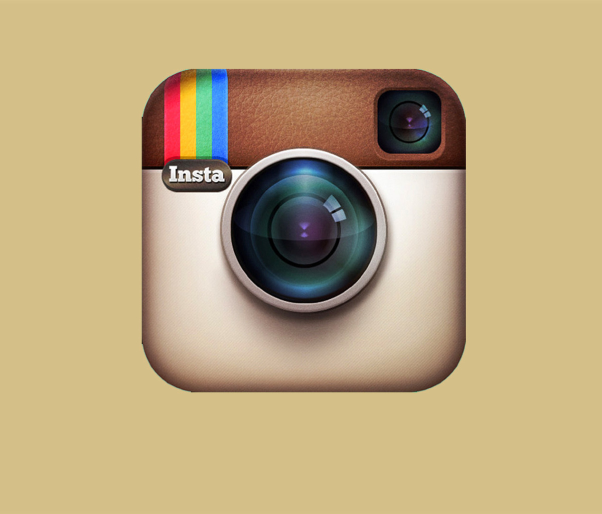 Instagram Symbol wallpaper 1200x1024