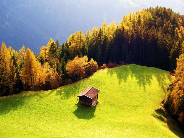 Das Lonely House On Hill Wallpaper 640x480