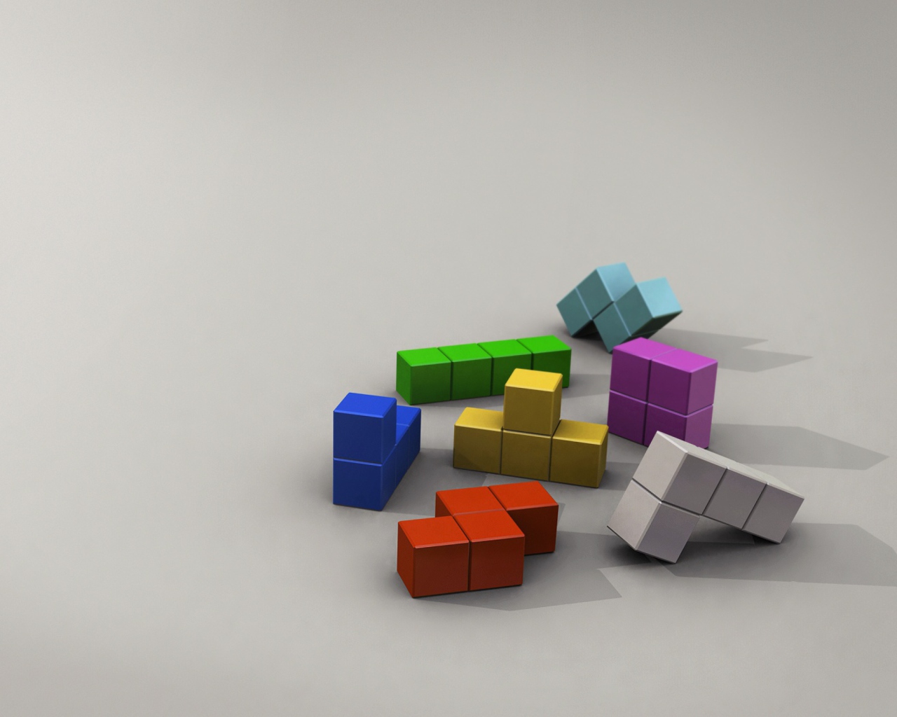 Tetris 3D wallpaper 1280x1024