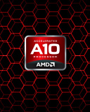 Fondo de pantalla AMD Logo 128x160